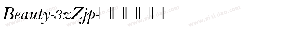 Beauty-3zZjp字体转换