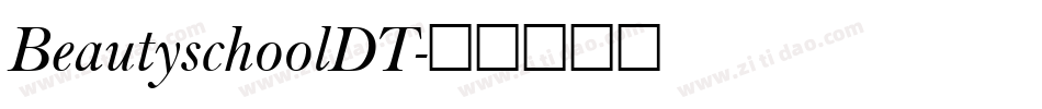BeautyschoolDT字体转换