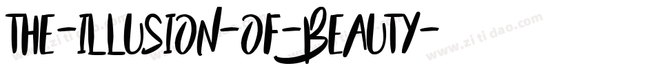 The-Illusion-of-Beauty字体转换