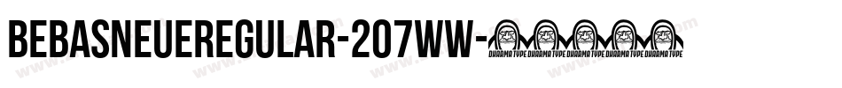 BebasNeueRegular-2O7wW字体转换