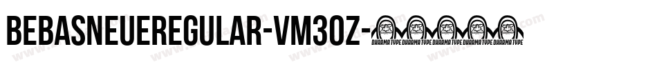 BebasNeueRegular-vm3oZ字体转换