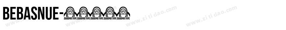 Bebasnue字体转换