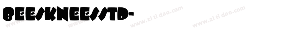 BeeskneesStd字体转换
