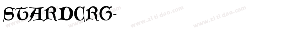 STARDCRG字体转换