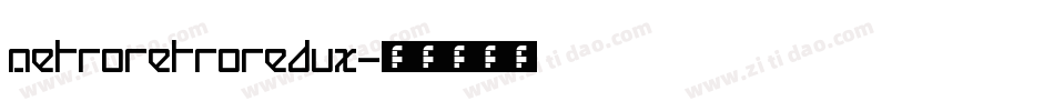 MetroRetroRedux字体转换