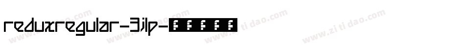 ReduxRegular-3jLp字体转换