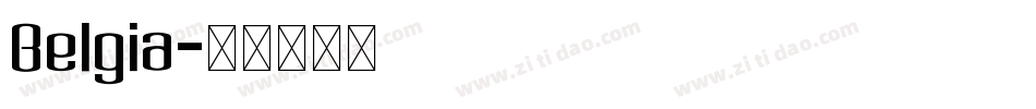 Belgia字体转换