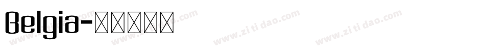 Belgia字体转换