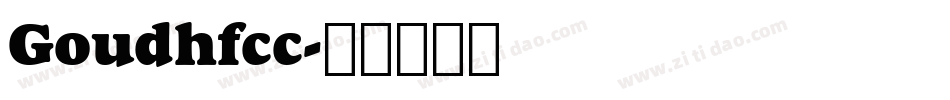 Goudhfcc字体转换