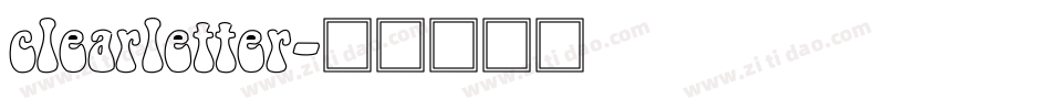 clearletter字体转换