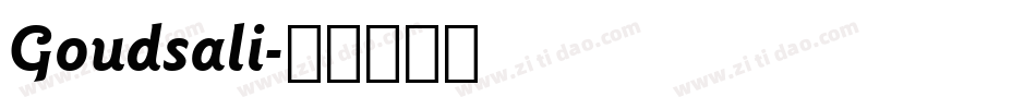 Goudsali字体转换