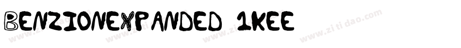 BenZionExpanded-1KEe字体转换