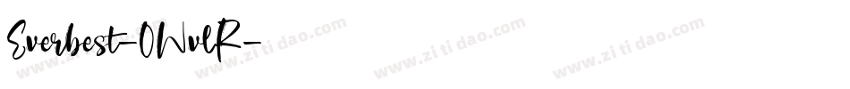 Everbest-0WvlR字体转换