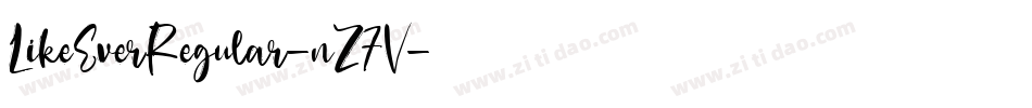 LikeEverRegular-nZ7V字体转换