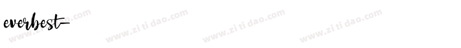 everbest字体转换