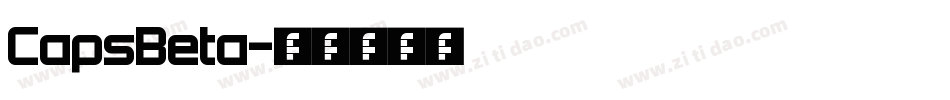 CapsBeta字体转换