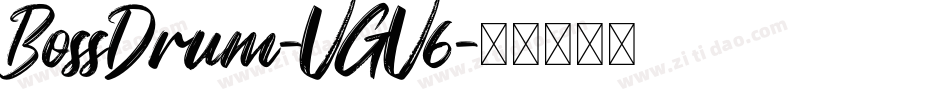 BossDrum-VGV6字体转换