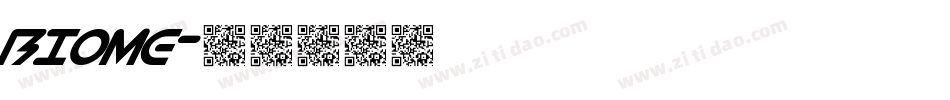 Biome字体转换