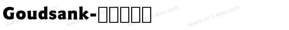 Goudsank字体转换
