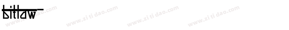 bitlow字体转换