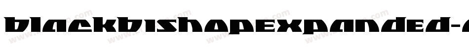 BlackBishopExpanded-AVB7字体转换