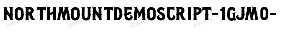 NorthMountDemoScript-1GjM0字体转换