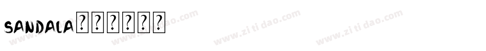 Sandala字体转换