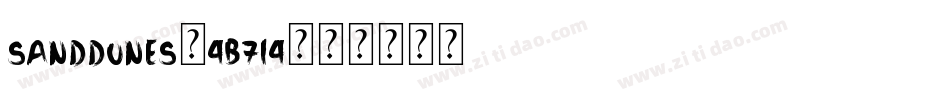 Sanddunes-4B714字体转换