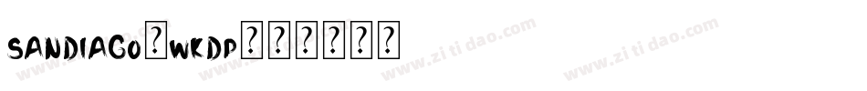 Sandiago-wKdP字体转换