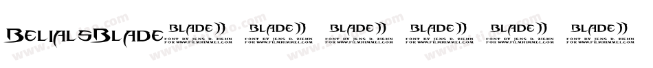 BelialsBlade字体转换