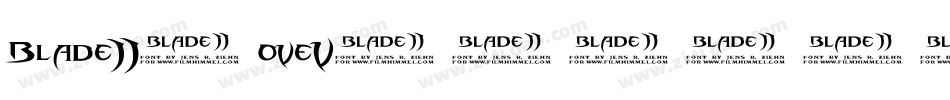 Blade2-oveV字体转换
