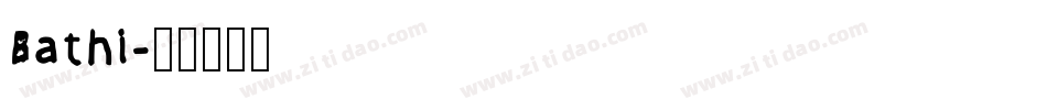 Bathi字体转换