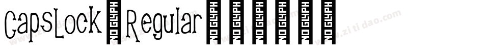 CapsLock-Regular字体转换