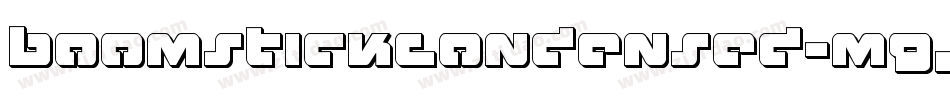 BoomstickCondensed-m9pm字体转换