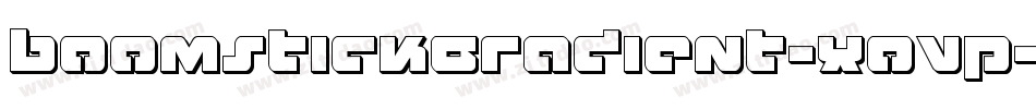 BoomstickGradient-XoVP字体转换