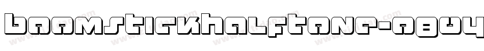 BoomstickHalftone-o804字体转换