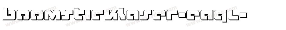 BoomstickLaser-eAql字体转换