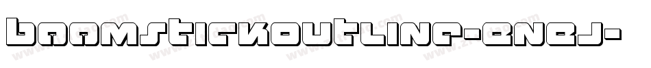 BoomstickOutline-EnEj字体转换