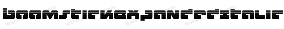 BoomstickExpandedItalic-LMP5字体转换