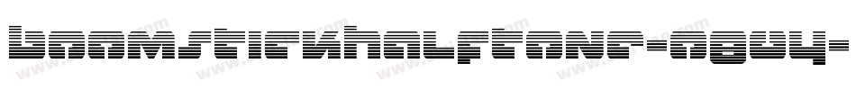 BoomstickHalftone-o804字体转换