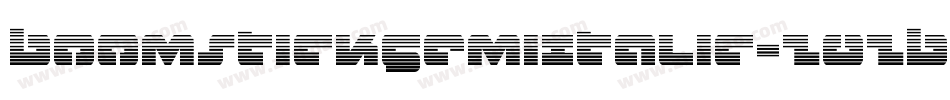 BoomstickSemiItalic-Z0ZB字体转换