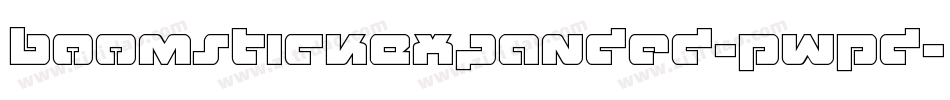 BoomstickExpanded-PwPd字体转换