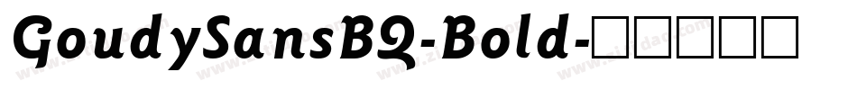 GoudySansBQ-Bold字体转换