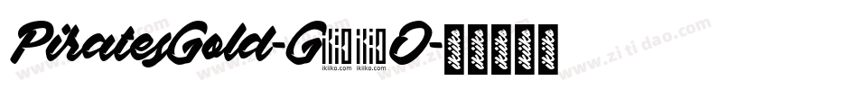 PiratesGold-G57O字体转换