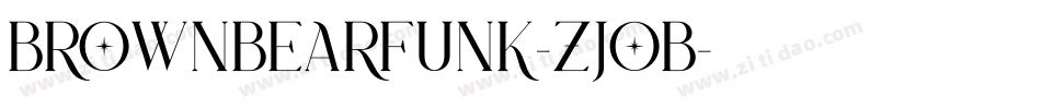 BrownBearFunk-ZJOB字体转换