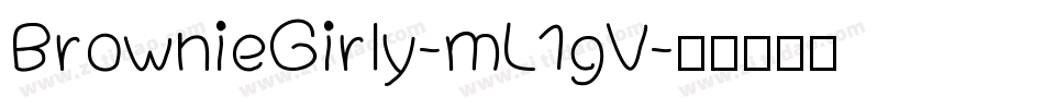 BrownieGirly-mL1gV字体转换