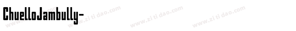 ChuelloJambully字体转换