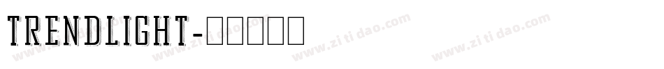 TrendLight字体转换