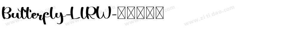 Butterfly-LlRW字体转换