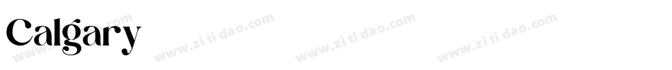 Calgary88字体转换